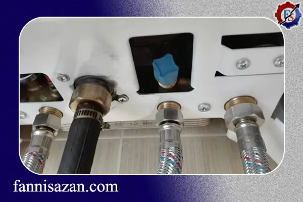 تنظیم فشار آب پکیج دیواری 4 تنظیم فشار آب پکیج