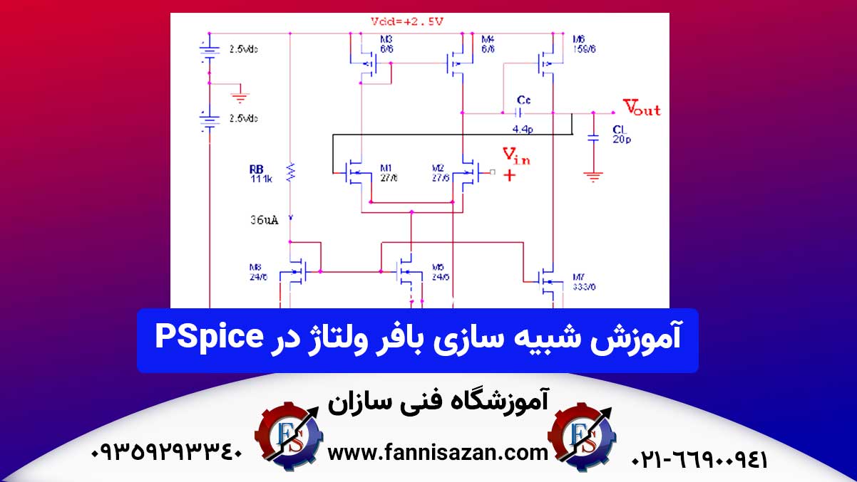 آموزش-شبیه-سازی-بافر-ولتاژ-در-PSpice