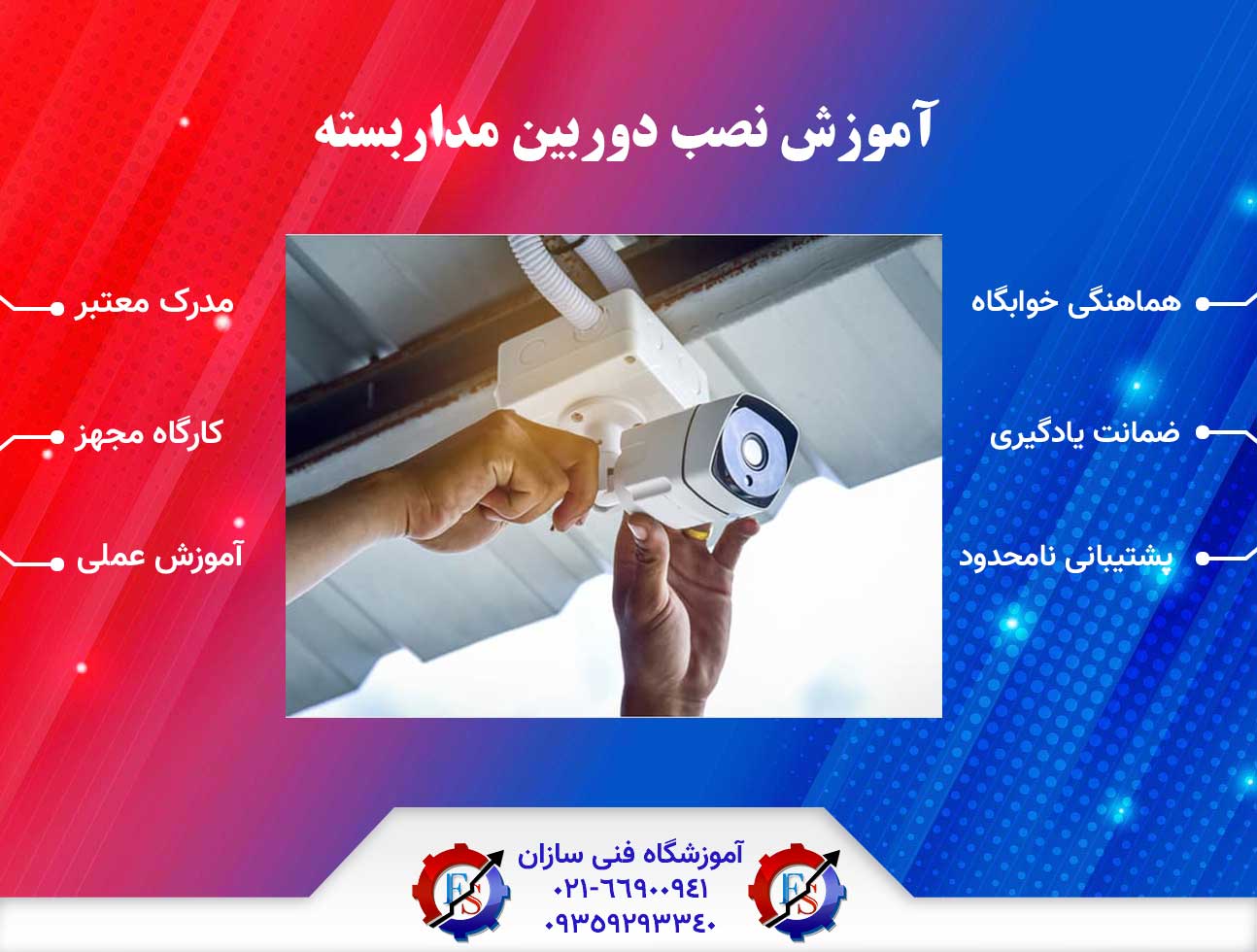 وصل کردن دوربین مداربسته به گوشی 1 نصب-دوربین