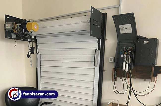 تصویر کرکره برقی مربوط به دوره تعمیر کرکره برقی
