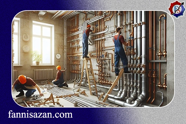 اصول لوله کشی آب ساختمان