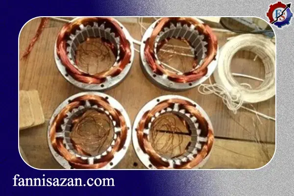 سربندی سیم پیچی موتور کولر آبی 2 سربندی سیم پیچی موتور کولر آبی در آموزشگاه فنی سازان