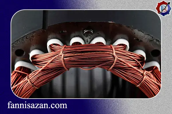 سربندی سیم پیچی موتور کولر آبی 1 سربندی سیم پیچی موتور کولر آبی