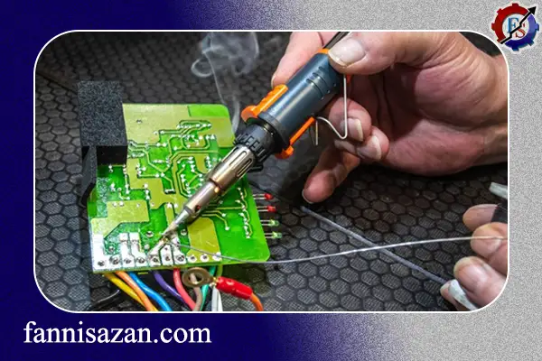 آموزش لحیم کاری با هویه 5 لحیم کاری با هویه